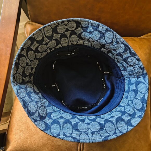 Coach Signature Denim Bucket Hat – Like New - Picture 3 of 4